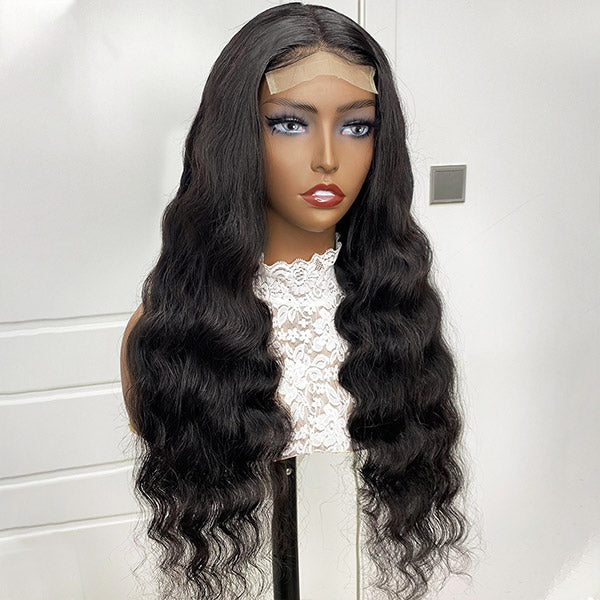Loose Deep Wave Wigs 4x4 Lace Closure Wig Brazilian Human Hair Wig