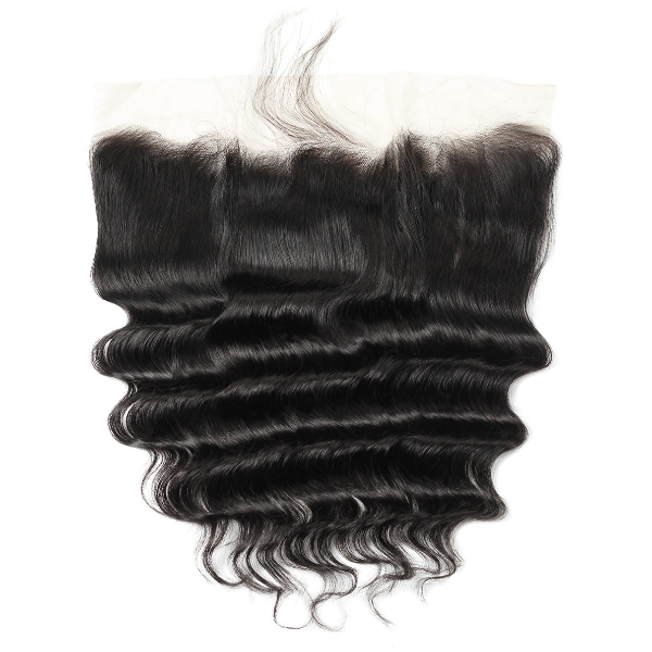 Brazilian Virgin Loose Deep Wave Human Hair 3 Bundles With Frontal Closure - IshowHair