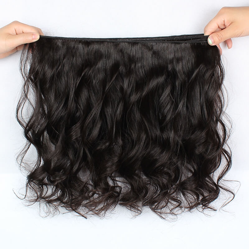 Indian Remy Human Hair Bundles Ishow Hair Weave Loose Wave 4 Bundles With 13x4 Ear To Ear Lace Frontal Closure - IshowVirginHair