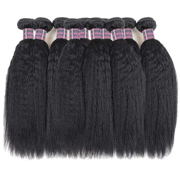 Ishow Beauty Wholesale Kinky Straight Human Hair Bundles, Factory Unprocessed Yaki Hair Extensions - IshowHair