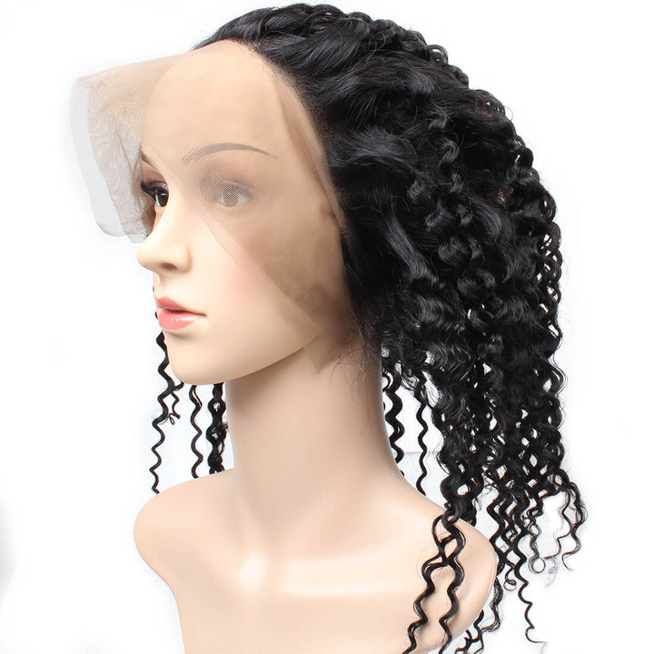 Ishow Hair Curly Hair 360 Lace Frontal Closure - IshowVirginHair