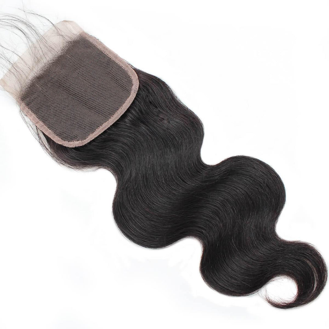 100% Virgin Malaysian Body Wave Hair 3 Bundles With Lace Closure Ishow Hair