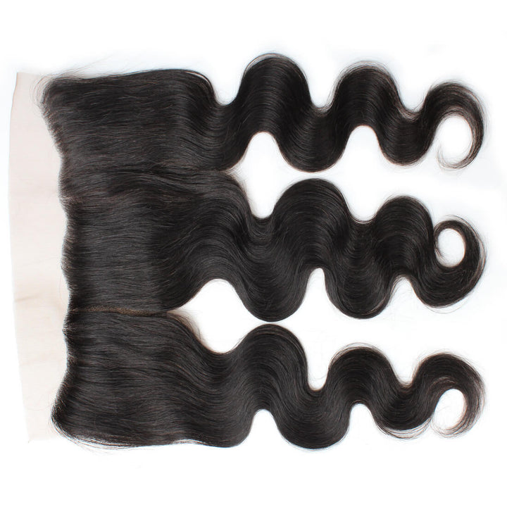 Ishow 100% Malaysian Body Wave Hair Weave 3 Bundles With Lace Frontal