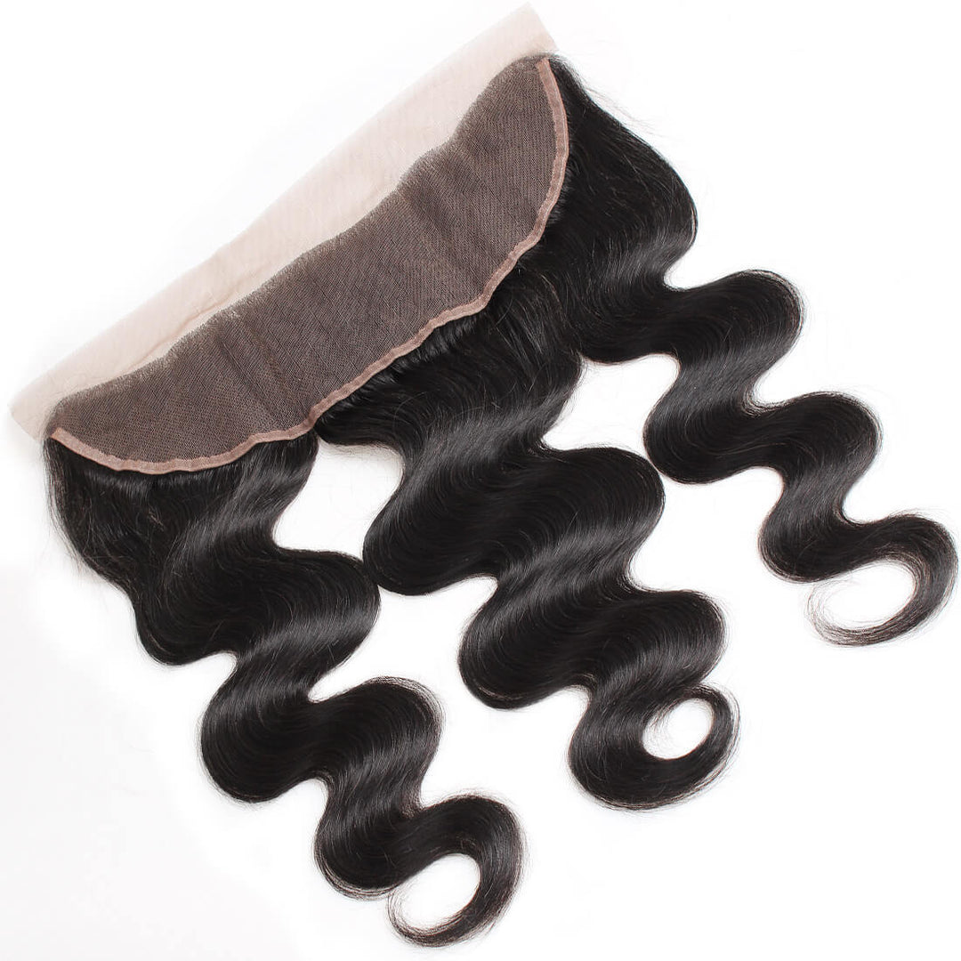 Virgin Malaysian Body Wave 4 Bundles with 13*4 Lace Frontal Ishow Hair