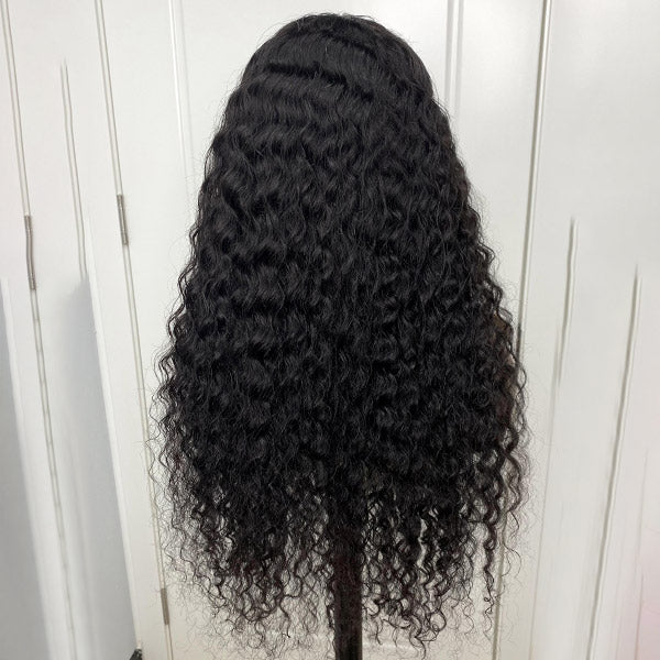 Deep Wave Hair Wigs 13x4 Lace Front Wig Indian Hair Deep Curly Wig