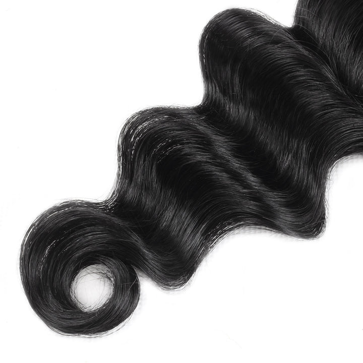Ishow Hair Brazilian Loose Deep Wave 4 Bundles Virgin Human Hair Weave