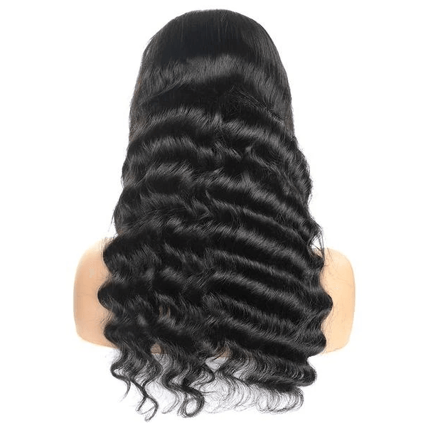 Brazilian Loose Deep Wave Lace Frontal Human Hair Wigs, Unprocessed 13x4 Lace Front Wig - IshowHair