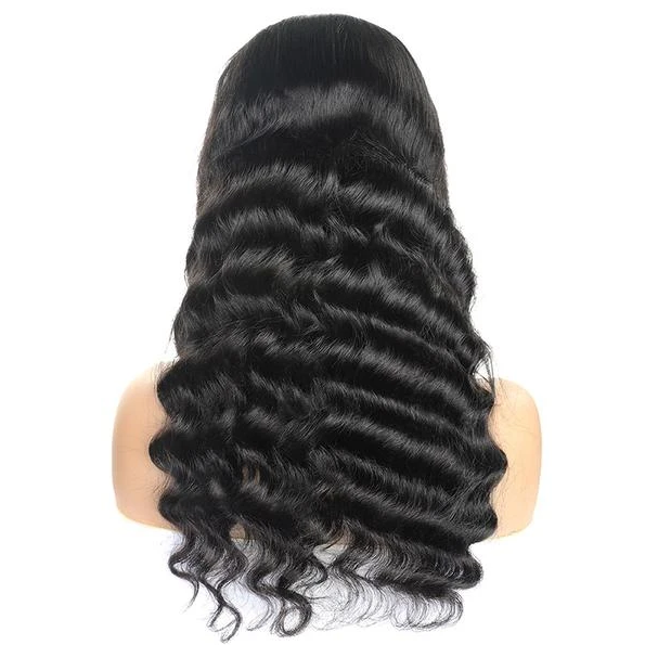 Peruvian Loose Deep Wave Lace Front Virgin Remy Human Hair Wigs - IshowHair
