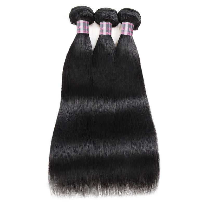 Peruvian Straight Hair | 3 Bundles Weave Human Hair - IshowHair