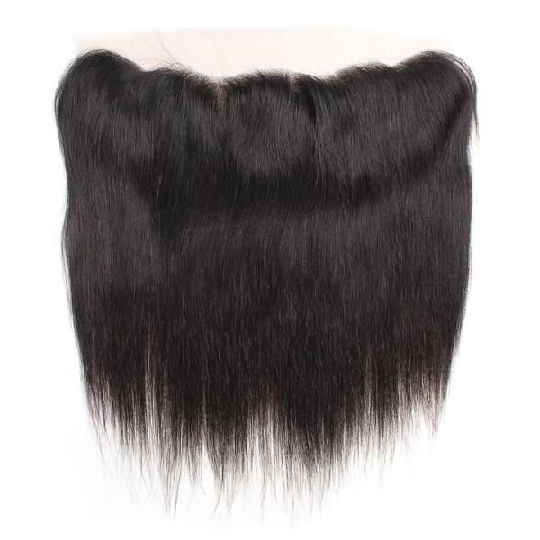 Peruvian Straight Hair Weave 4 Bundles With Ear to Ear Lace Frontal Closure - IshowHair