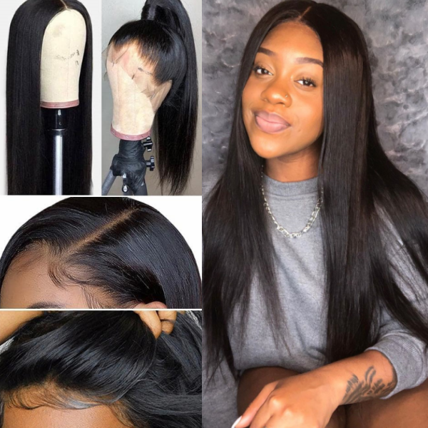 Ishow Straight Hair Lace Front Wig 100% Virgin Human Hair Wigs - IshowHair