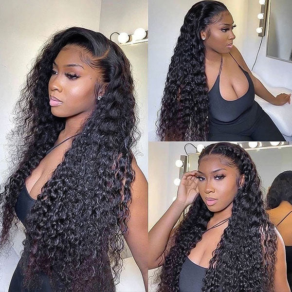 Ishow Flash Sale Water Wave Human Hair Wigs 13x4 &13x6 HD Lace Front Wigs 20% Off-Code: NY20